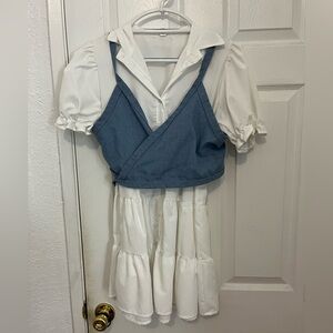 Button up shirt dress